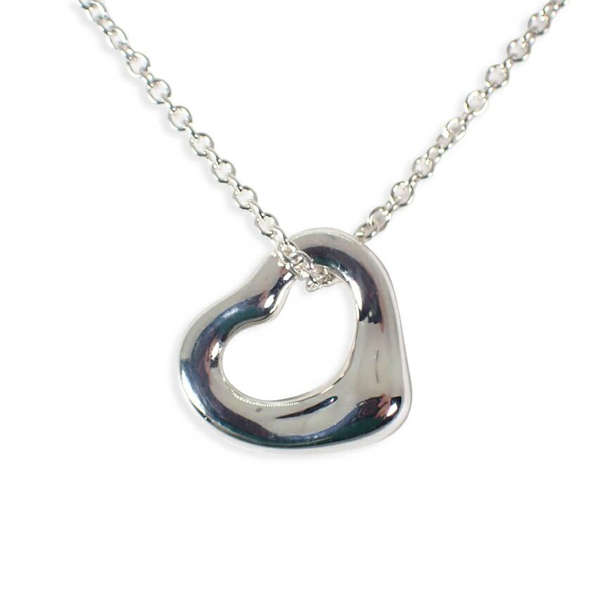 

[Used] TIFFANY/Tiffany 925 Open Heart Pendant/Necklace/g486-95