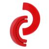 2Pcs Trailer Tow Hooks Covers Sleeve Silicone Receiver Hitch Covers for Chevrolet Silverado 1500 2007-2024 Car Accessory