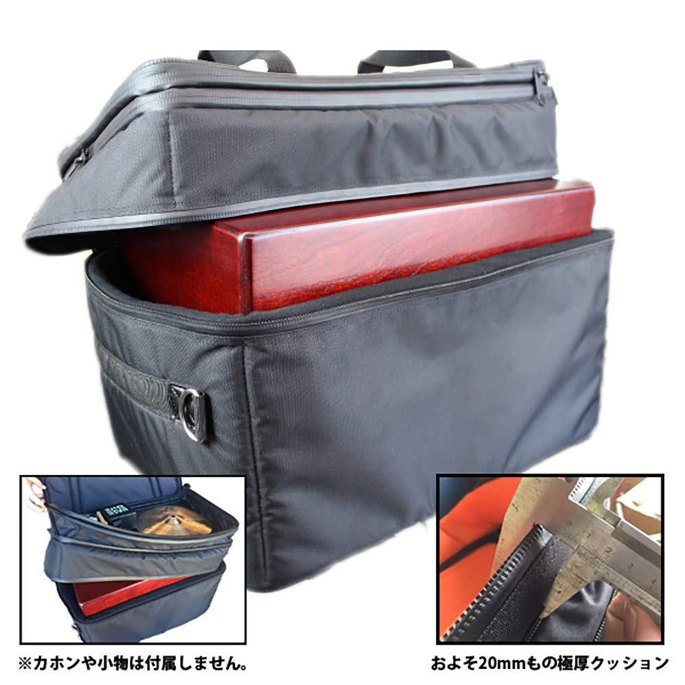 Domestic Cajon Bag Can Store Small Items Waterproof US Military Spec Style [Reliable Support] [ES-CJB02] Water-repellent Fabric, Zipper, fabric/Euro