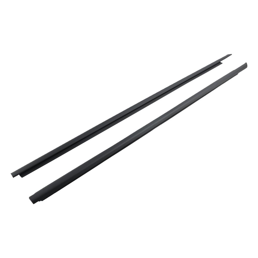 2pcs Front Door Window Belt Weatherstrip For DODGE CHALLENGER 2008-2017