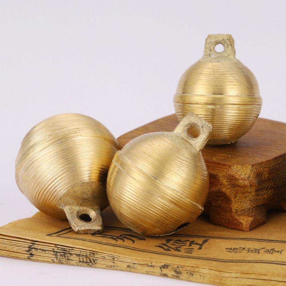 For Pet Animal Pure Copper Christmas Decorations DIY Bronze Bell Copper Bell Round Bell Dog Bell