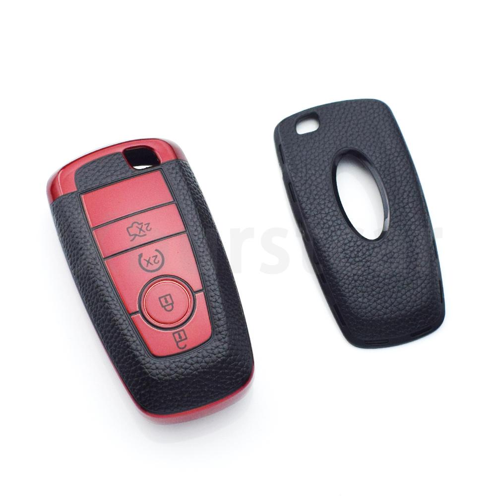 

ТПУ Кожа Для Ford S-Max Ranger Edge Fusion Mustang Explorer Lincoln Mondeo F150 F250 F350 Чехол-Кобура Для Ключа Автомобиля 3/4/5 Кнопок