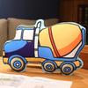 Macchina della Polizia Cartone Animato Camion dei Pompieri Escavatore Peluche Giocattoli Bambola Imbottita Cuscini da Abbraccio Cuscino per Sedia Bambini Ragazzi Regali Decorazione Stanza
