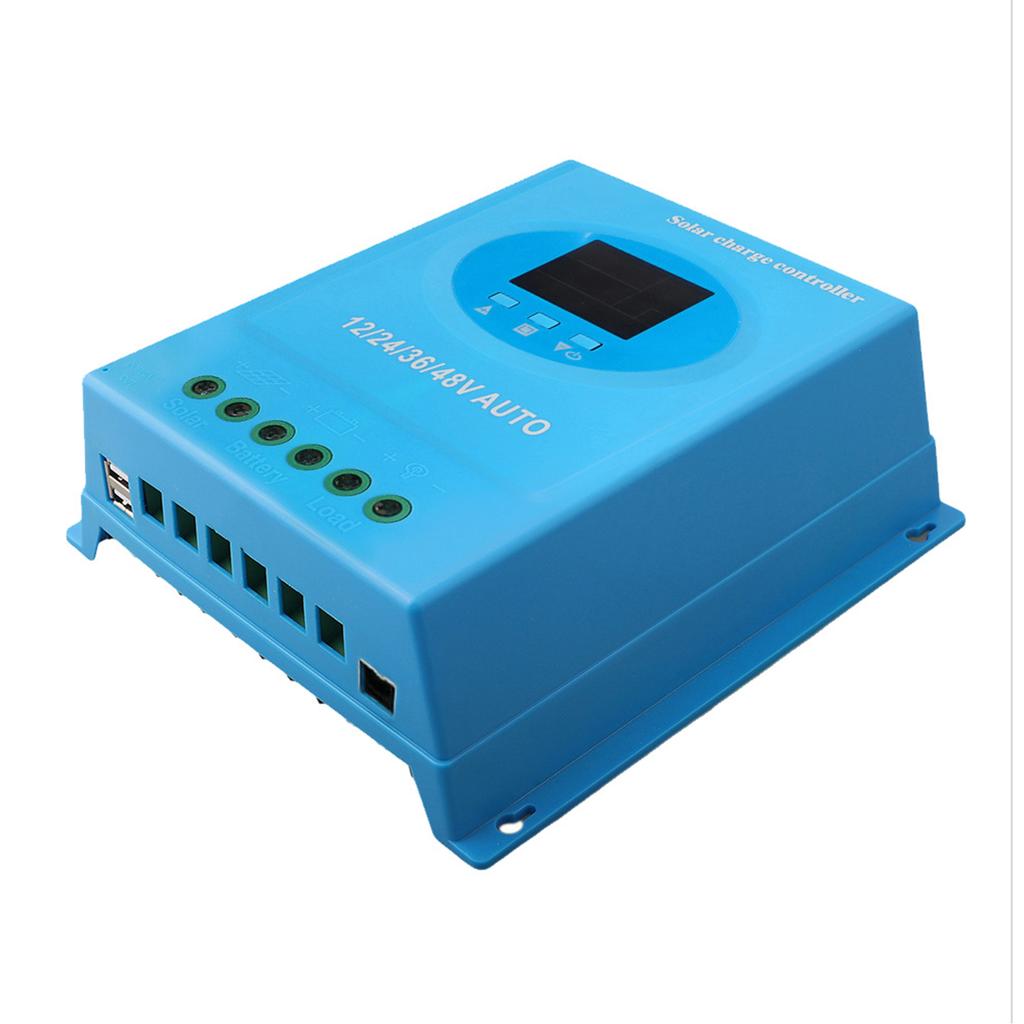 150A MPPT Solar Charge Controller 12V 24V 36V 48V Automatic Adaptation Charge Controller with Blacklight LCD Display