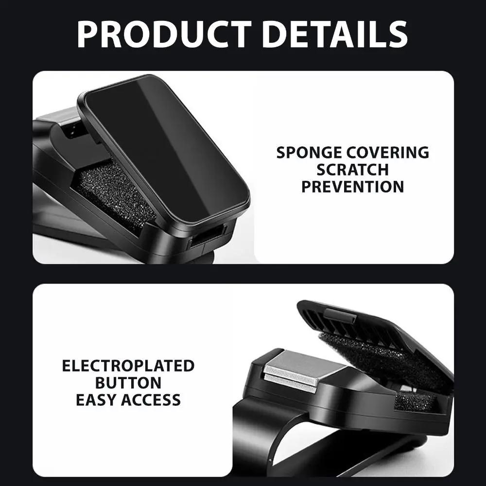Car Sunglass Holder Clip ABS Durable Stable Sun Visor Storage Ticket Card Hanger Universal Auto Accessories For Drivers