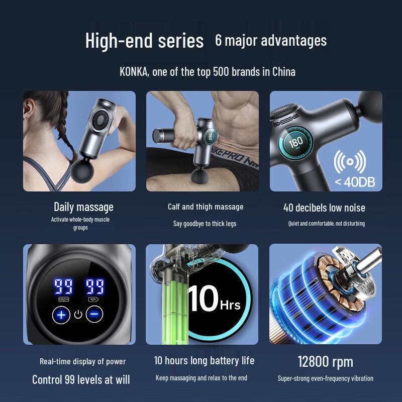 KONKA Electric Fascia Massage Gun