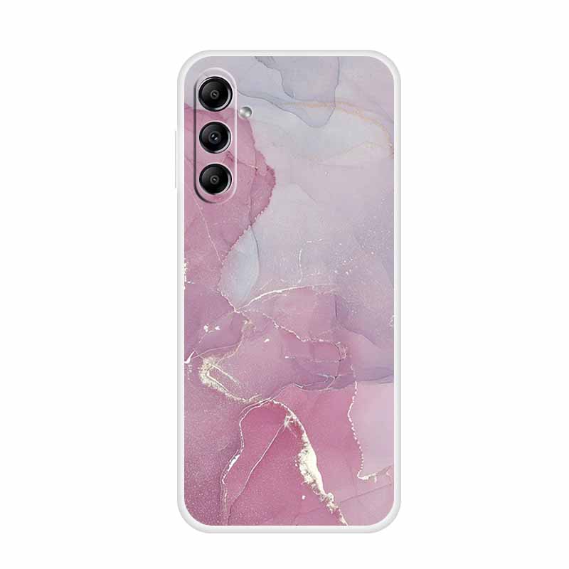 For Samsung Galaxy A14 A34 A54 5G Marble Soft Case Silicone TPU Phone Back Cover Coque for Samsung A 54 34 14 4G Cartoon Fundas
