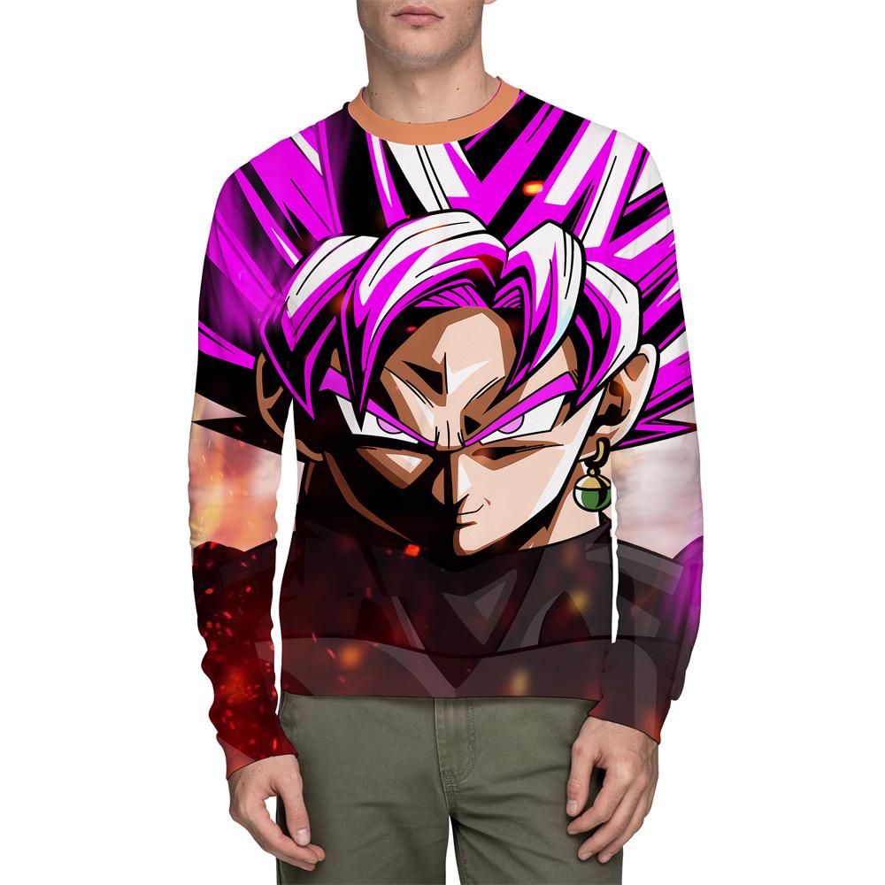 Dragon Ball Summer Man Long Sleeve T-Shirt Cartoon Japanese Anime Casual Autumn 3D Print Cosplay T-Shirts