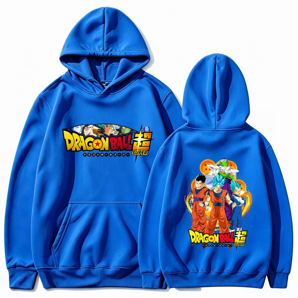 Dragon Ball Super Hoodie Goku Vegeta Anime Print Street Style Unisex Unisex Oversized Casual Sweatshirt Long Sleeve