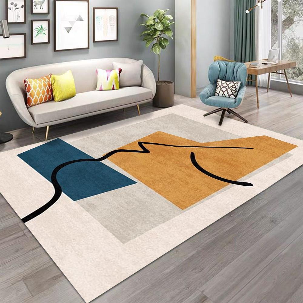 

Скандинавский Арт Ковер Гостиная Спальня Кухня Диванный Столик Балконный Коврик Нескользящий Моющийся Коврик Дом Изысканный 40x60cm