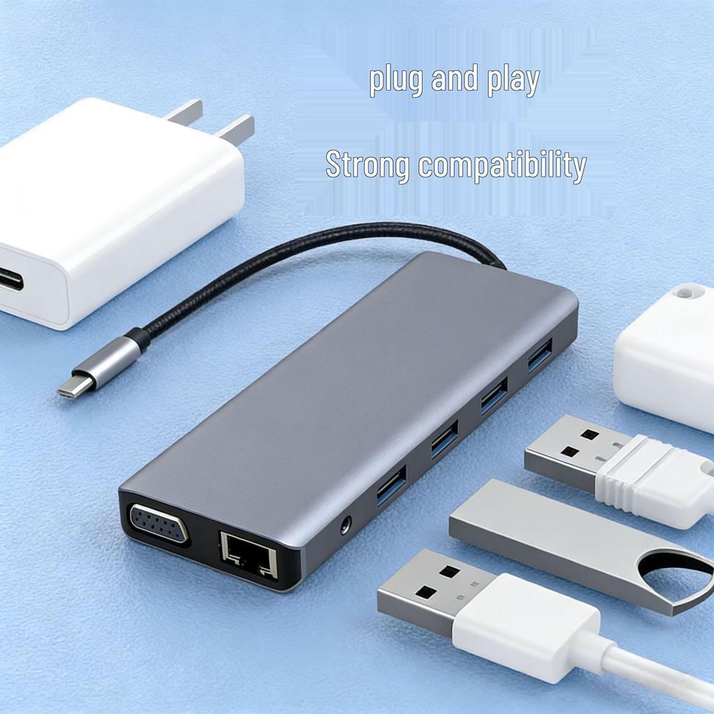 USB-C Docking Station with HDMI Multifunction, USB 3.0 Extender, and Type-C Expansion