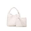 Niche Design High-End Hand-Woven Portable Messenger Bag Light Luxury Women'S Bag Commuter Child And Mother Bag Leisure Bucket Bag