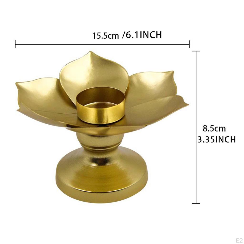 Lotus Candle Holder Set for Home Decoration