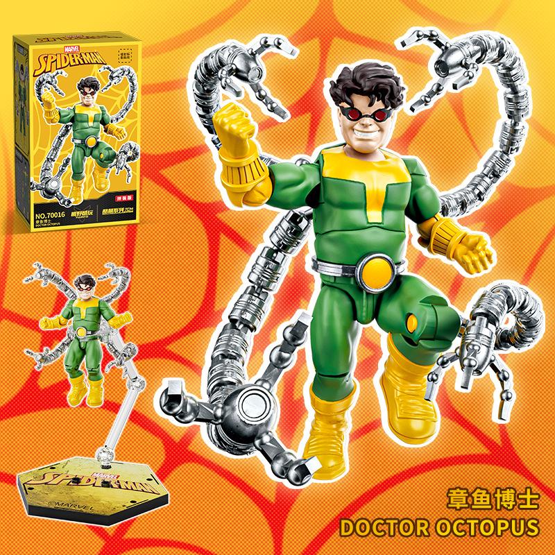 Marvel Legends Blocks Venom BLACK SUIT Spider Man Building Blocks GREEN GOBLIN Cartoon building block Toys For Children Gifts