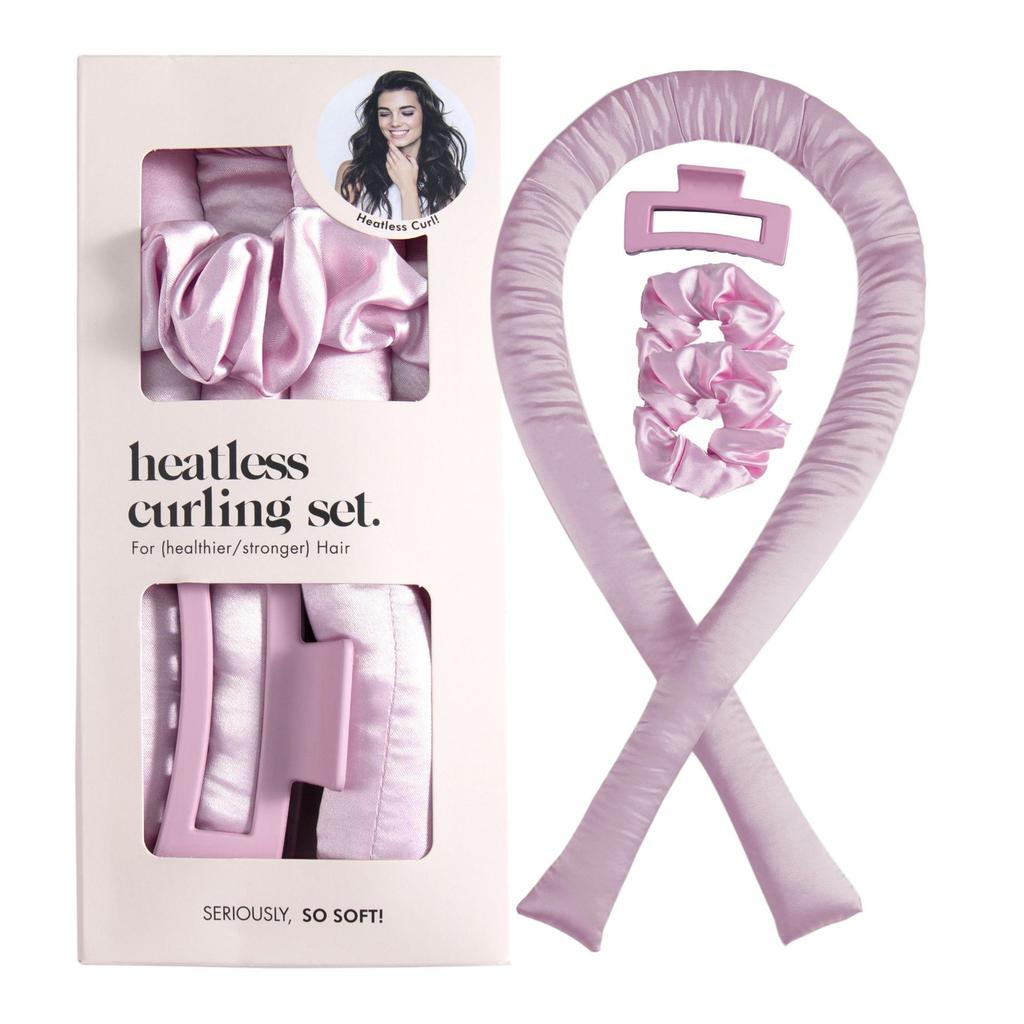 Heatless Curling Rod, No Heat Hair Curler for Long Lasting Waves, Overnight Safe Hair Roller Set for Natural Curls Without Damage