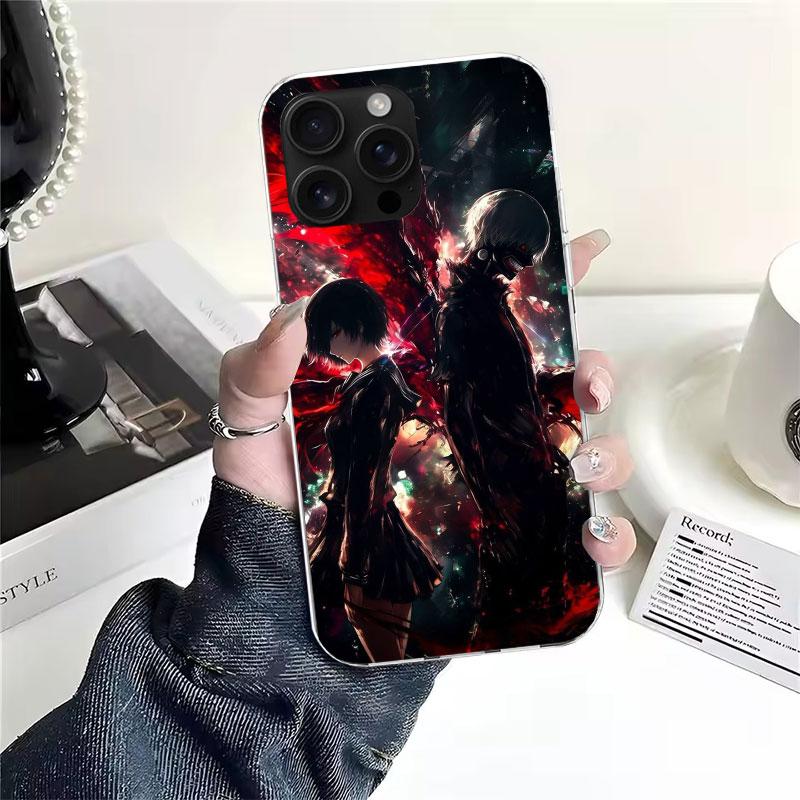 G-Ghoul Tokyo Touka Kirishima Soft Phone Case For IPhone 11 17 Air 16E 16 Pro Max 15 + 14 Plus 13 Mini 12 Apple 7 SE 8 Fundas Co