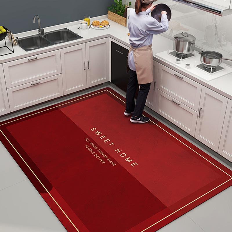 Alfombrilla de suelo de lodo de diatomeas Tienda completa Alfombrilla de suelo para el hogar Cocina Absorción de agua Aceite Antideslizante Restaurante Alfombrilla de suelo Lodo de diatomeas