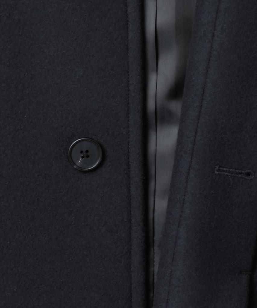 Musinsa Standard Fortex Felt Oversized Balmacaan Coat [Navy]