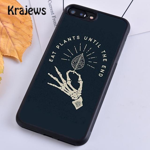 Krajews Vegan Vegetables Veggies Soft Phone Case Cover For IPhone 18 17 Air 16 15 14 plus 11 12 13 pro max coque Fundas