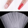 10-50pcs Nail Extension Silk Fiberglass Non-woven Silks Form Wrap Manicure Building UV Gel French Acrylic Tips Glass Fiber Paper