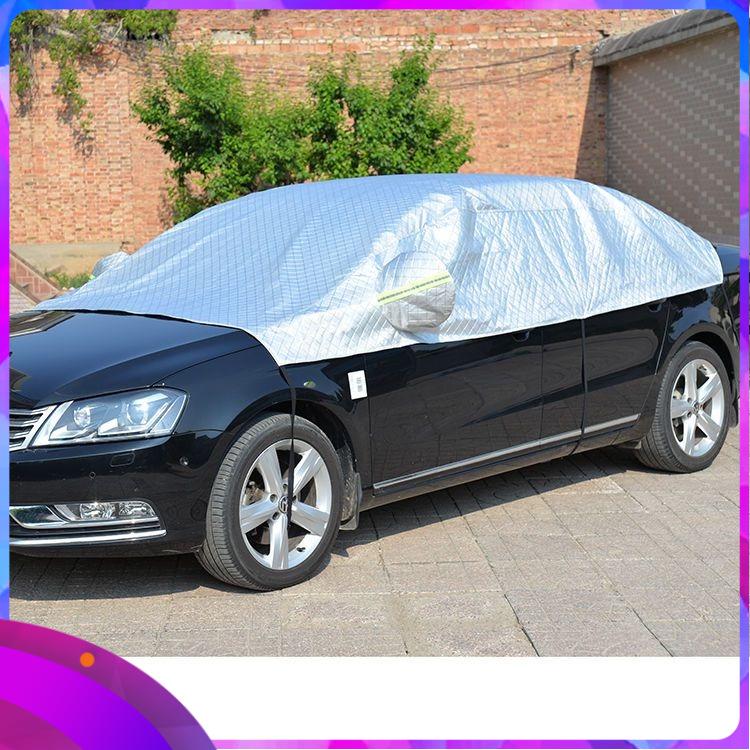 Weatherproof Half Body Car Windshield Cover Small Front Windshield Half Cover