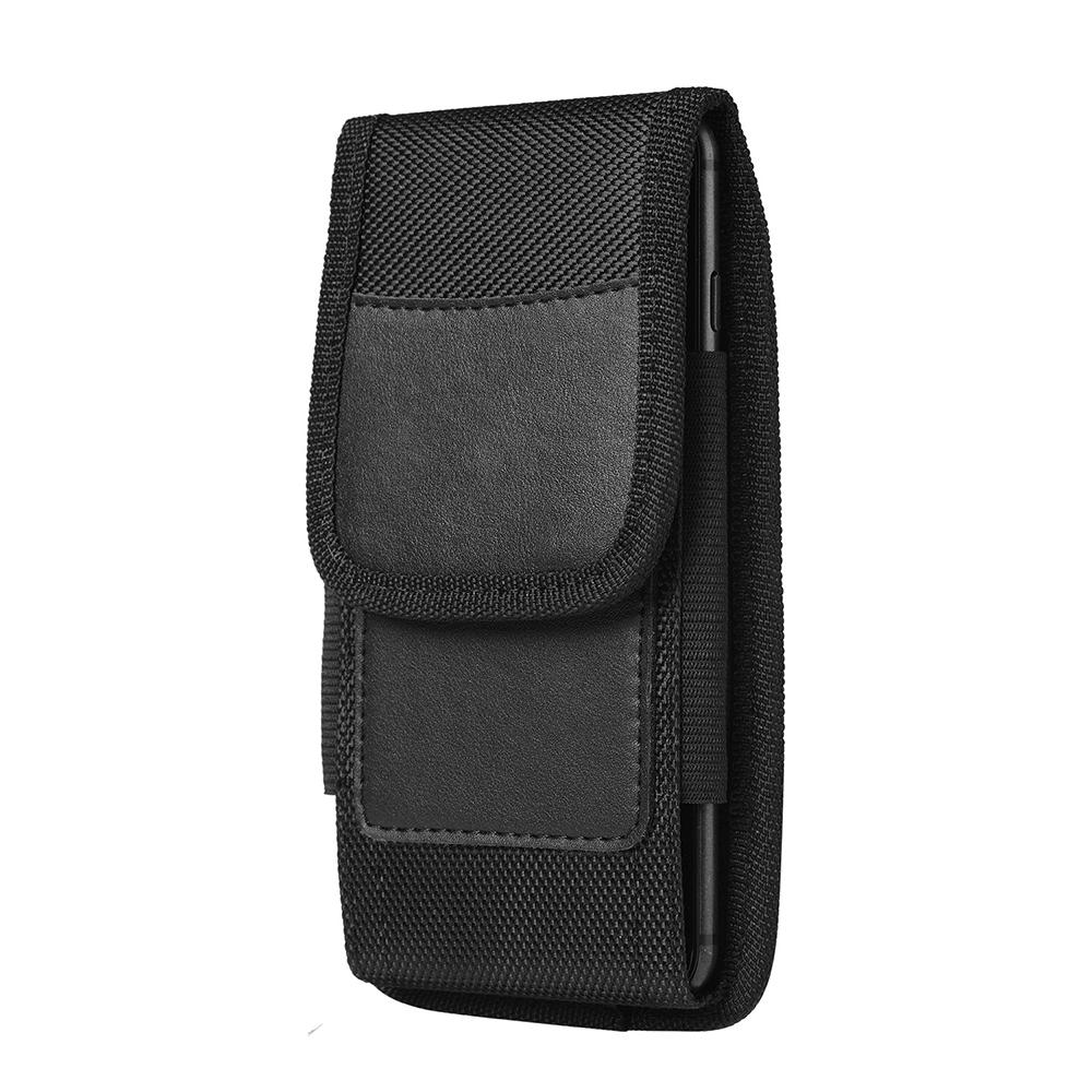 New Nylon Phone Pouch Outdoor Case Nylon Waist Bag Vertical Cover Pouch Holster