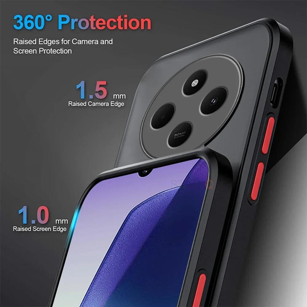 Reno12f S Matte Translucent Hard Case For Oppo Reno 12 F Reno12 Fs 4g 12f 12fs g Silicone Frosted Protect Back Cover Reno12fs