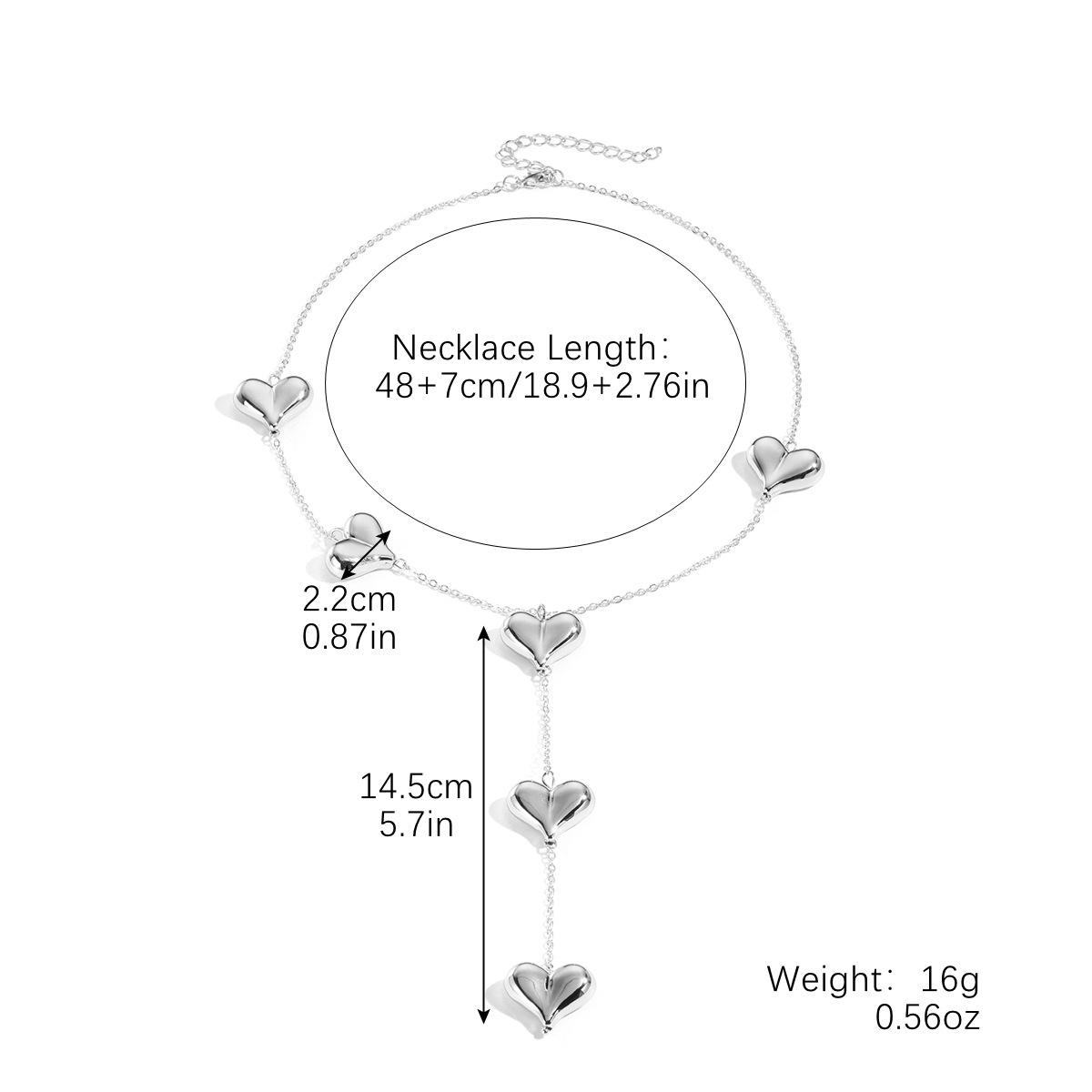 

Персиковый сердечный поток Su изысканный свитер цепи аксессуары легкий роскошный высокий смысл ключичная цепочка