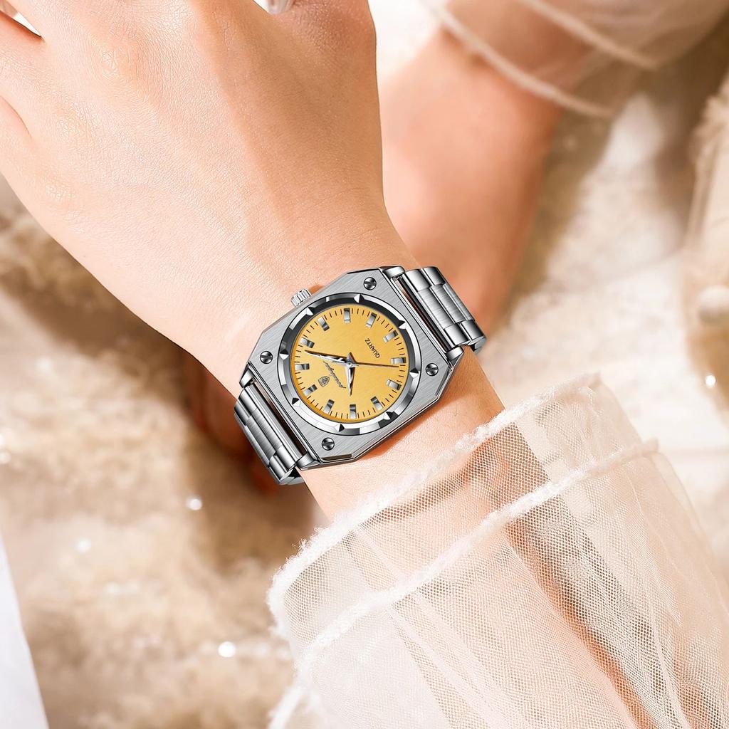 Luxury Casual Ladies Wristwatch Waterproof Stainless Steel Luminous Woman Watch Elegant Fashion Quartz Women's Watches