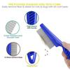 Pets Rabbit Grooming Brush Small Pet Hair Remover Flea Comb Shampoo Bath Brush for Hamster Guinea Pig Rabbit Accessories
