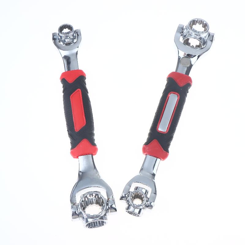 52/48 In 1 Hand Spline Bolts Sleeve Works Set Universal Ratchet Socket Multipurpose Wrench With 360 Degree Rotation