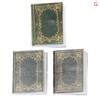 3Pcs/Set 1:12 Dollhouse Miniature Classical Book Scene Model Accessories Toys