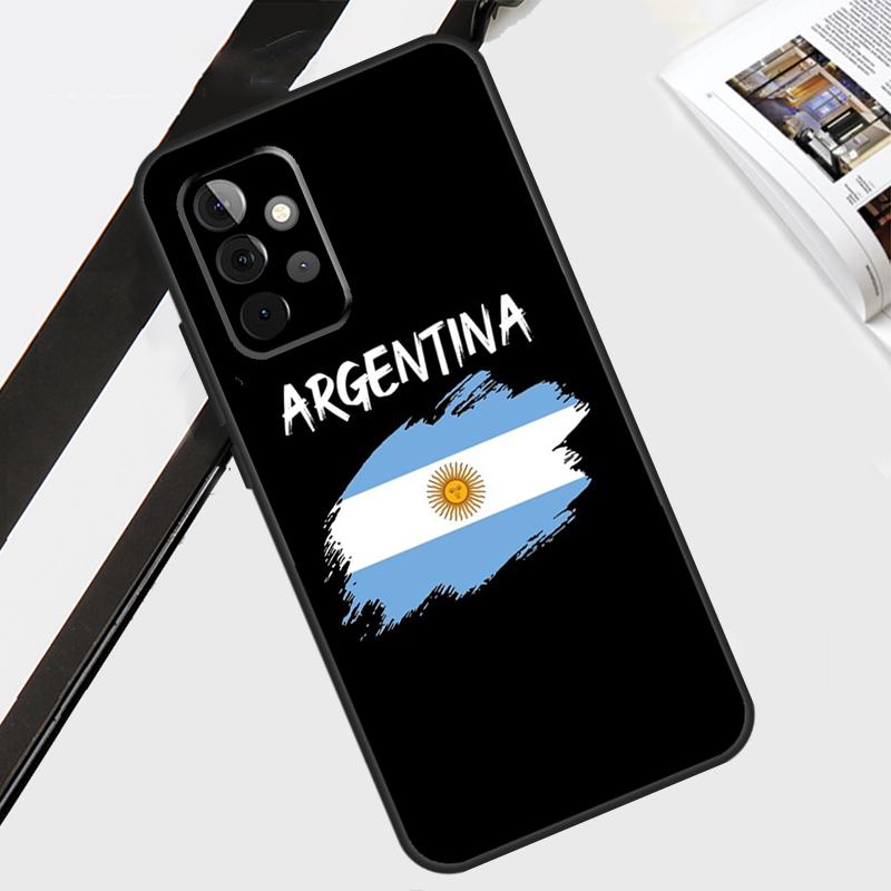 Argentina Flag Case For Samsung Galaxy A06 A56 A36 A26 A16 A54 A34 A14 A12 A22 A32 A52 A13 A53 A15 A35 A55
