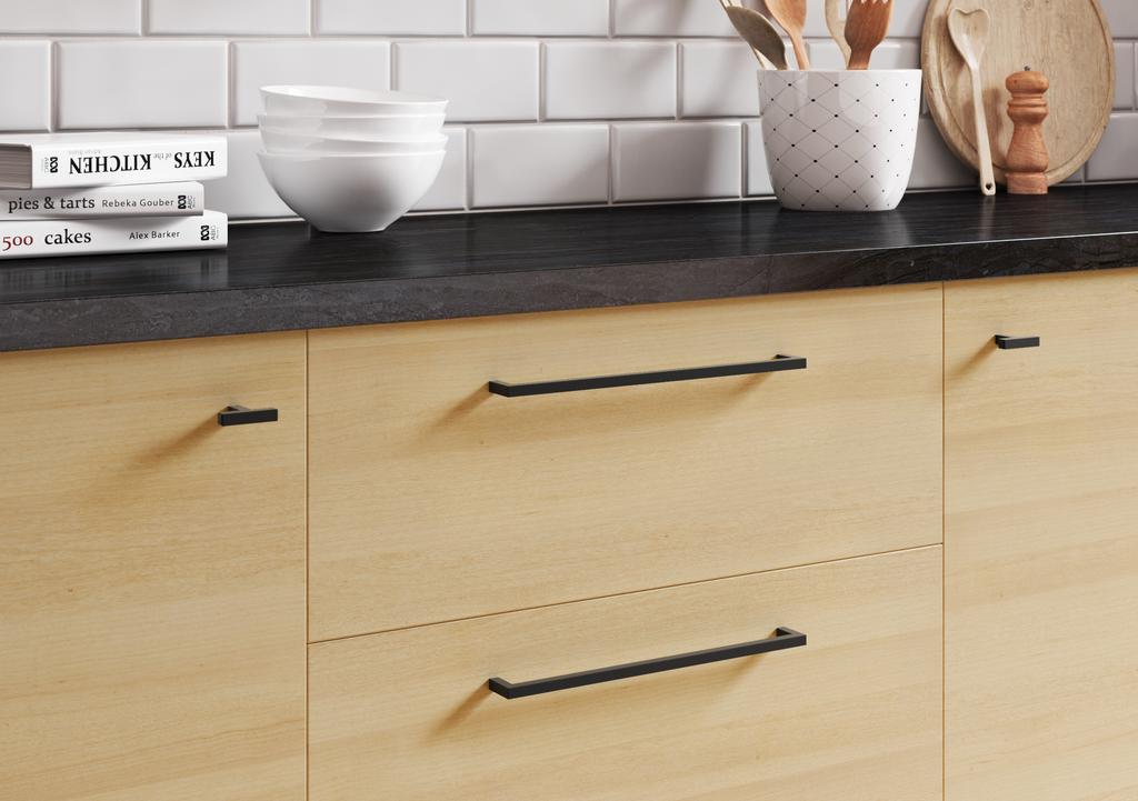 UU86 handle, super matte black, 192mm