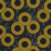 Outdoor Dekostoffe Oxford - Motiv Geometrische Sonnenblumen