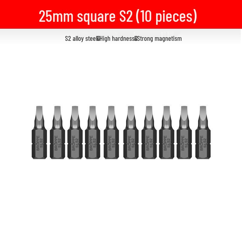 Compact Electric Screwdriver Bit Set: Phillips, Slotted, Torx, Hex, Strong Magnetic Power Drill, S2 Magnetic Bits.