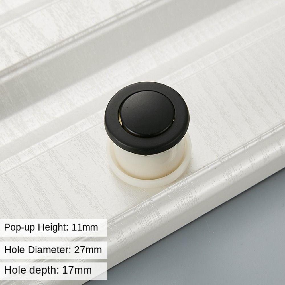 Modern Alloy Hidden Door Knob Round Cupboard Tatami Cabinet Wardrobe Pulls Handle Hardware Recessed Cabinet Handle Pull Cabinet
