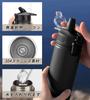 TYESO Stainless Steel Vacuum Insulated Water with Silicone Keeps Drinks Hot or Easy To Direct Wide Stylish for and Adults Bottle, 600ml/750ml,