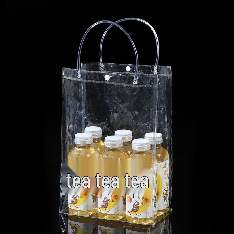 Transparent PVC Tote Bag - Customizable Gift Favor Bag