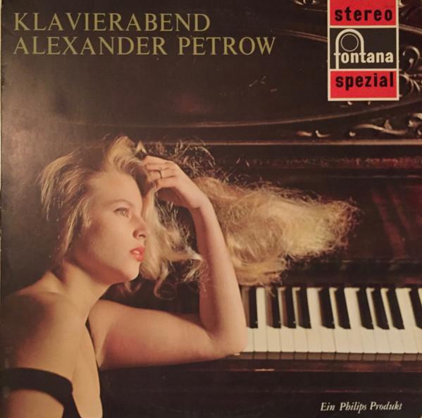 

LP Record ALEXANDER PETROW Klavierabend 700104WGY FONTANA Germany Classical Used