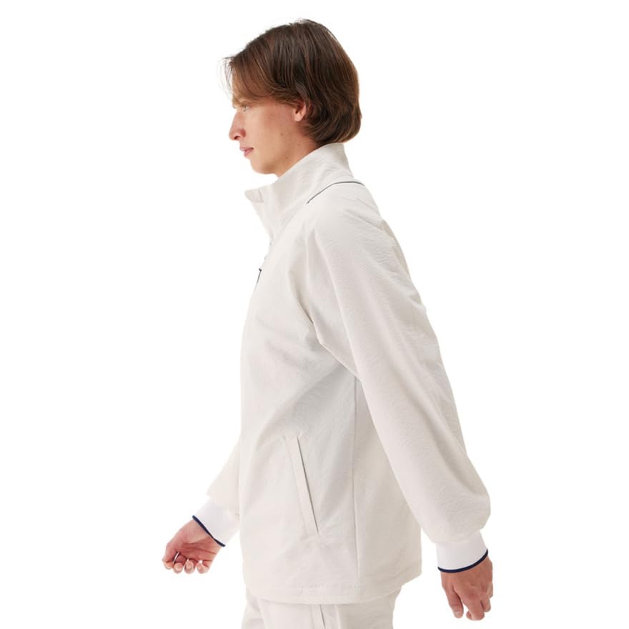 YONEX Uni Fit Tennis and Warm-Up Shirt, Style, Wear, 50158Y-570 (White/Small/Men's Women's)