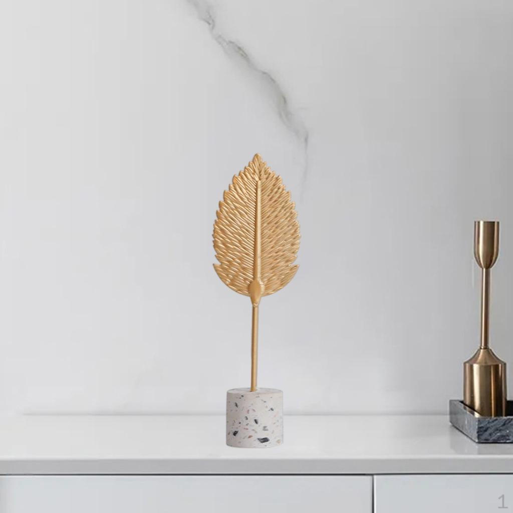 Художественная фигурка-статуэтка Снежинка Лист Leaves 22x6.5cm