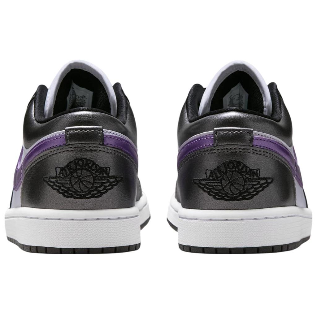 Jordan Air Jordan 1 Anti Slip Wear Resistant Low Top Vintage Basketball Shoes Women's Purple Black Jordan HJ5910-105