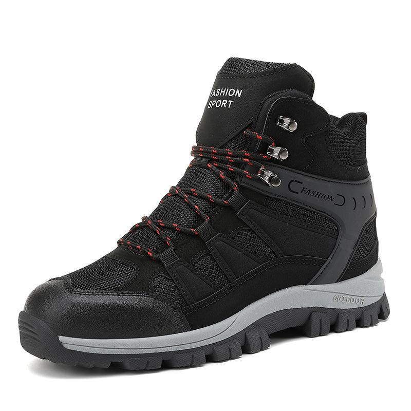 High-top men's shoes new hiking shoes men's hiking shoes outdoor casual shoes breathable fashion sneakers