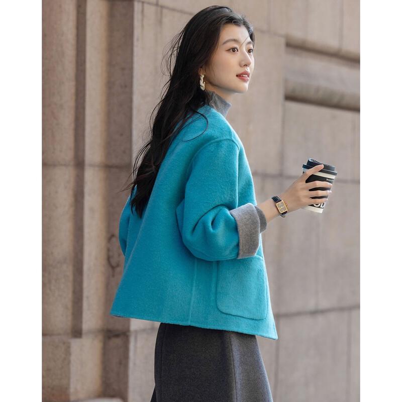 Demana Luxurious Merino Wool Double-faced Women's Coat