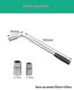 Telescopic Labor-Saving Tire Wrench with Ratchet & Socket for Easy Tire Change and Repair