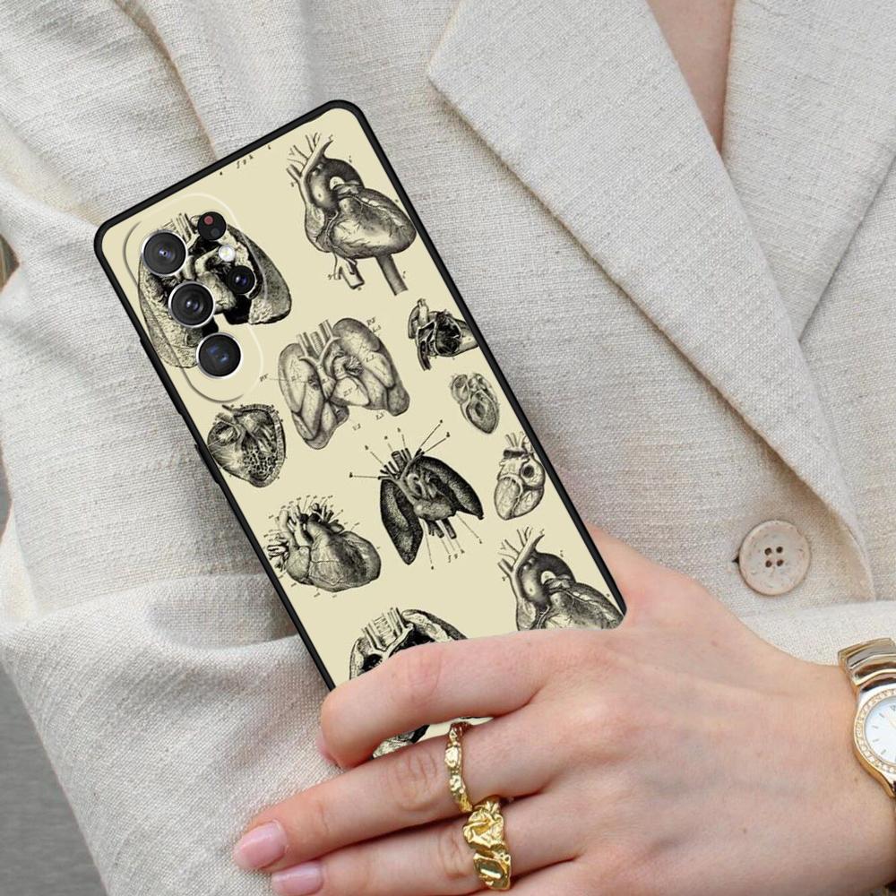 Medical Human Anatomy PRINT Cell Phone Case for Samsung Galaxy S26 Ultra S25 S24 S23 S22 S21 S20 Note10 Cover