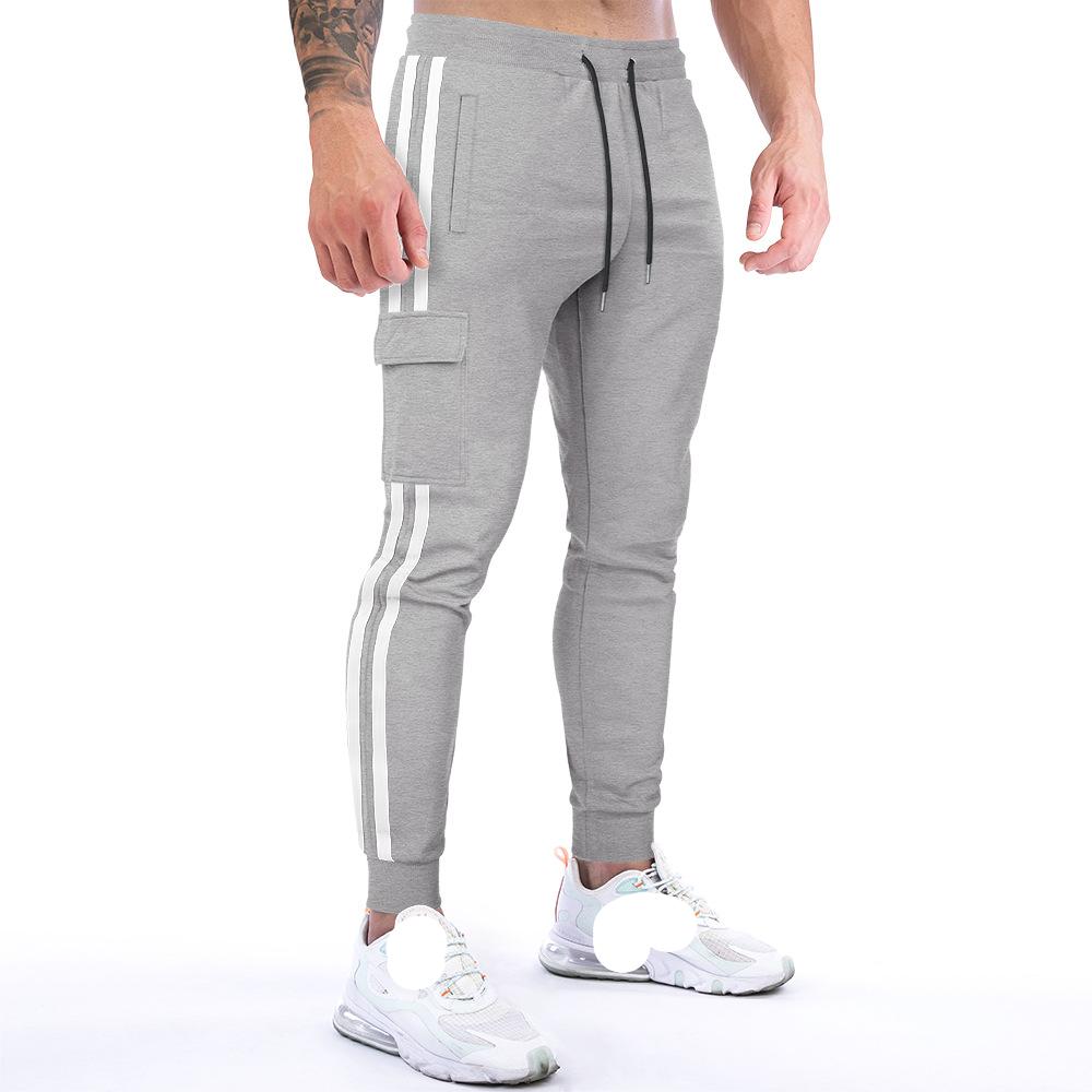 

Мужские спортивные брюки для фитнеса с мышцами, повседневные тренировочные брюки для бега XS светло-серый