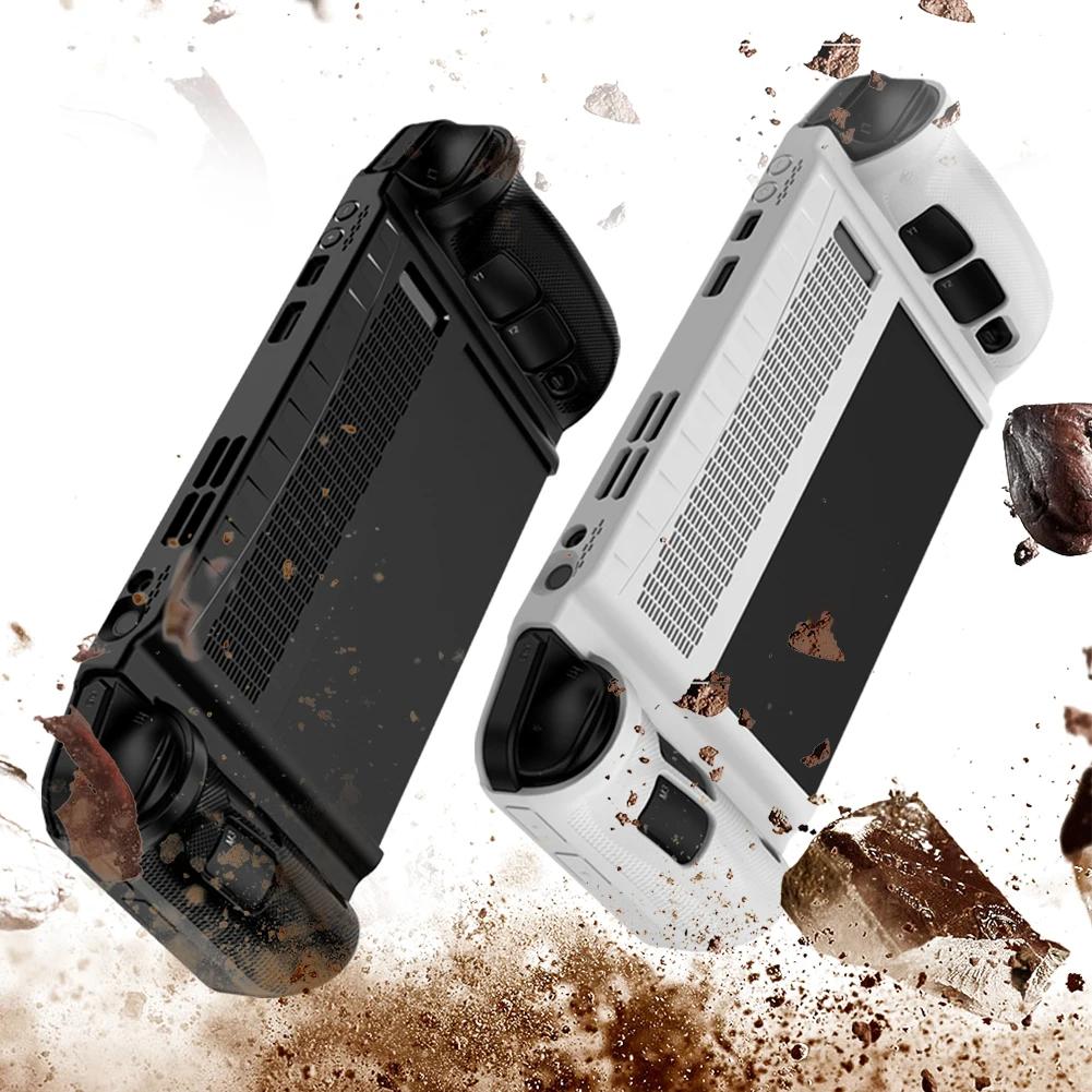 TPU Case Shockproof Protective Case with Stand Drop-proof Soft Protective Sleeve Anti-slip for Lenovo Legion GO Game Accessories