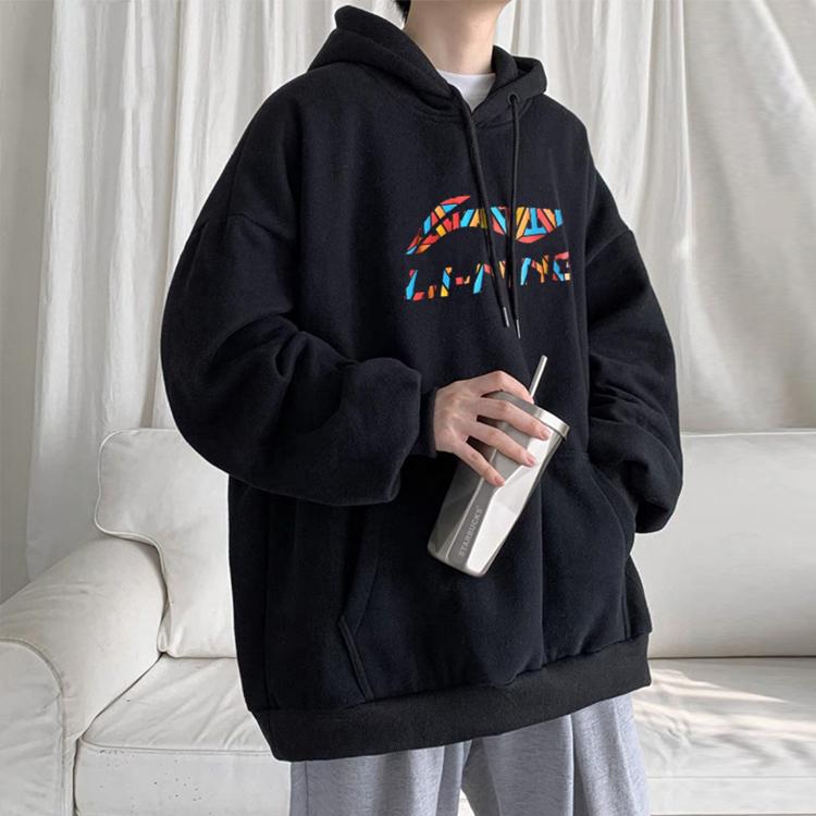 Li Ning Sweatshirt Unisex Black AWDRH79-1